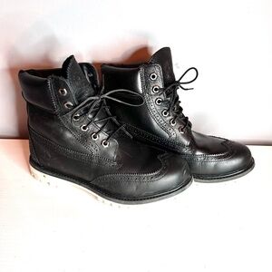 Timberland - Women’s, 6 inch, Premium Brogues, Waterproof Boots, Black, Size 8